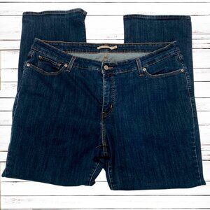 Levi's 415 Relaxed Bootcut Jeans WOMENS size 22W, Stretch, BLUE